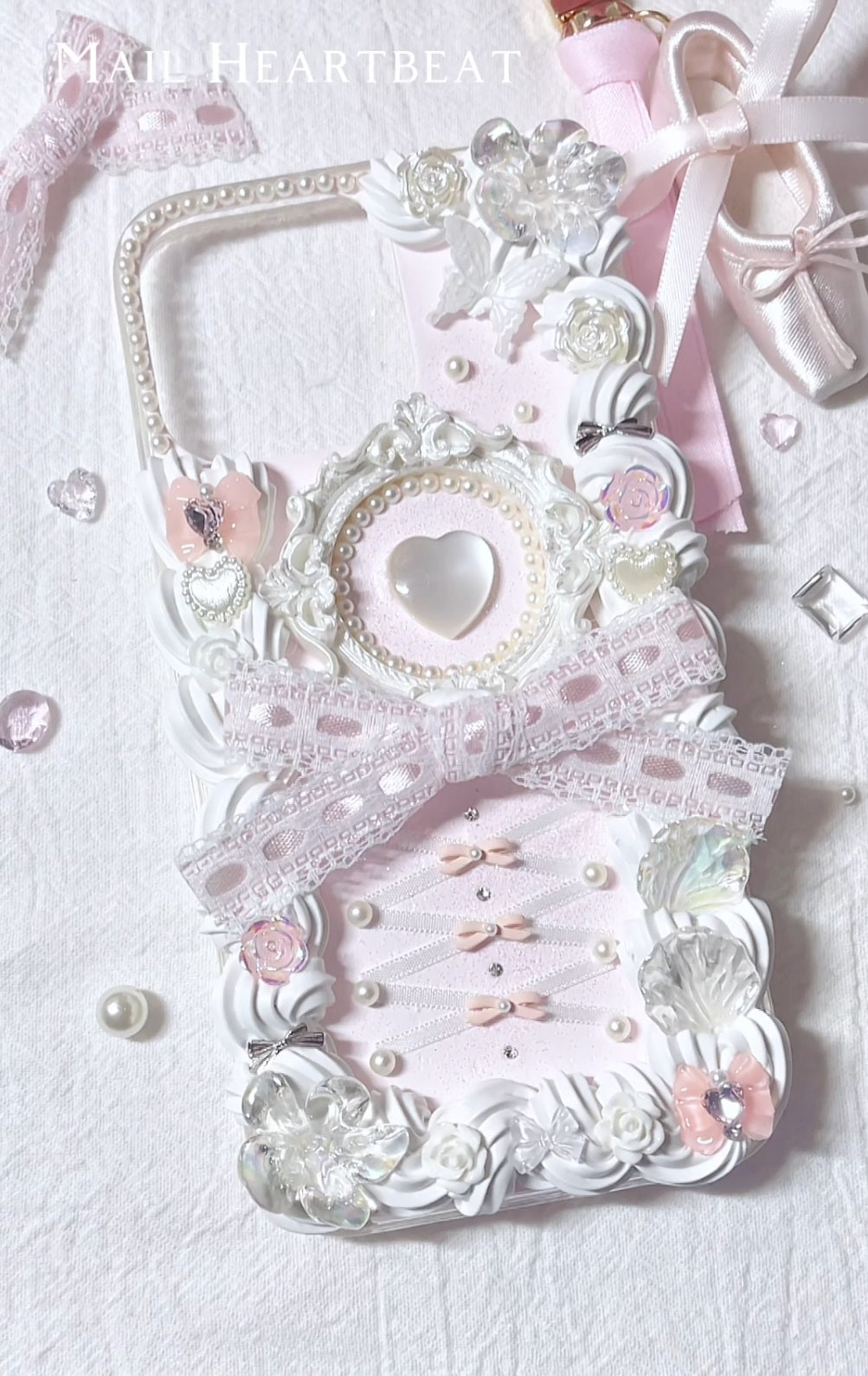 Mail Heartbeat Coquette Princess Handmade Phone iPhone Case Sugarplum Store Mail Heartbeat Coquette Princess Handmade Phone iPhone Case Sugarplum Store