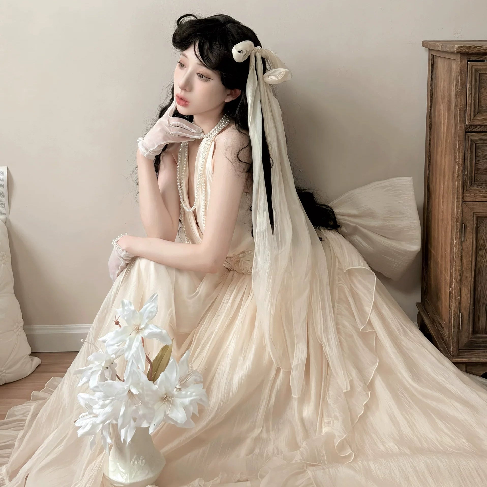 For Life Venus Goddess Cream Gown Prom Dress Sugarplum Store For Life Venus Goddess Cream Gown Prom Dress Sugarplum Store