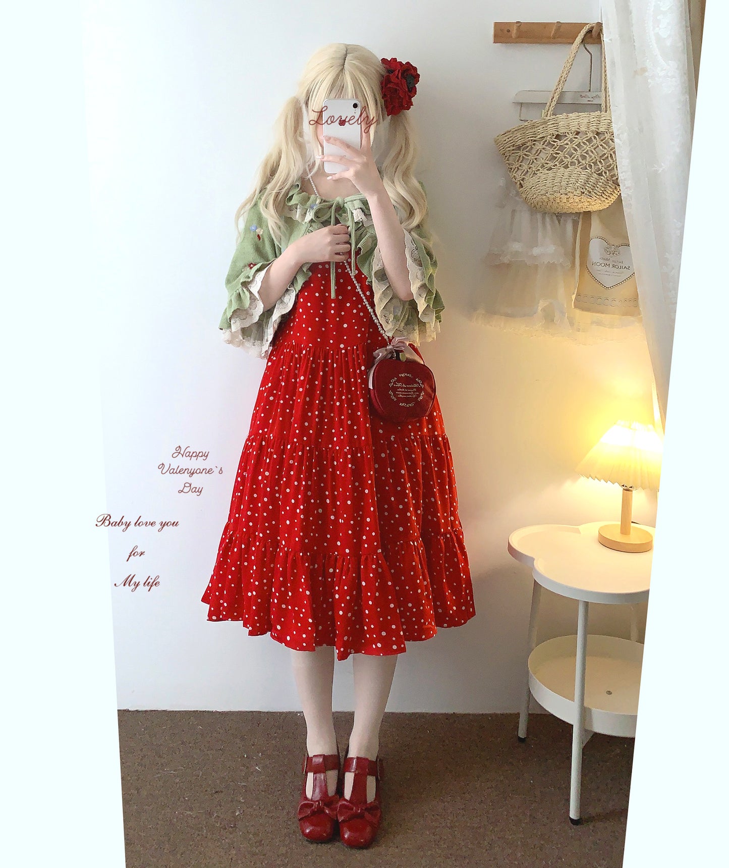 Dormir Doll Wildflower Floral Green Cream Shrug Cardigan - Sugarplum Store