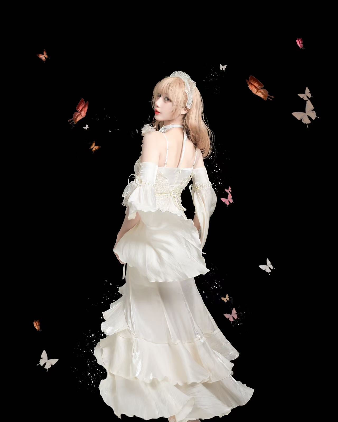 Amour Burgundy Oath Red Green Blue Purple Prom Fishtail Dress - Sugarplum Store