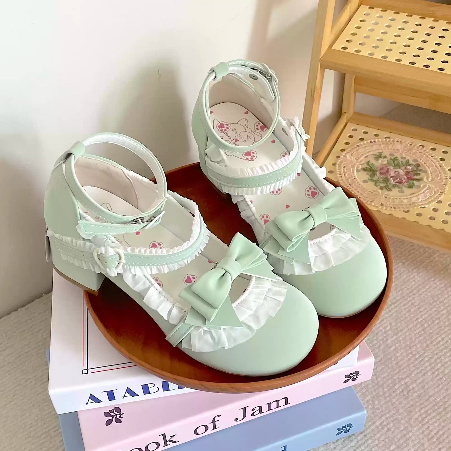 Pandora Girl Little Gardener High Heels Mary Jane Shoes - Sugarplum Store