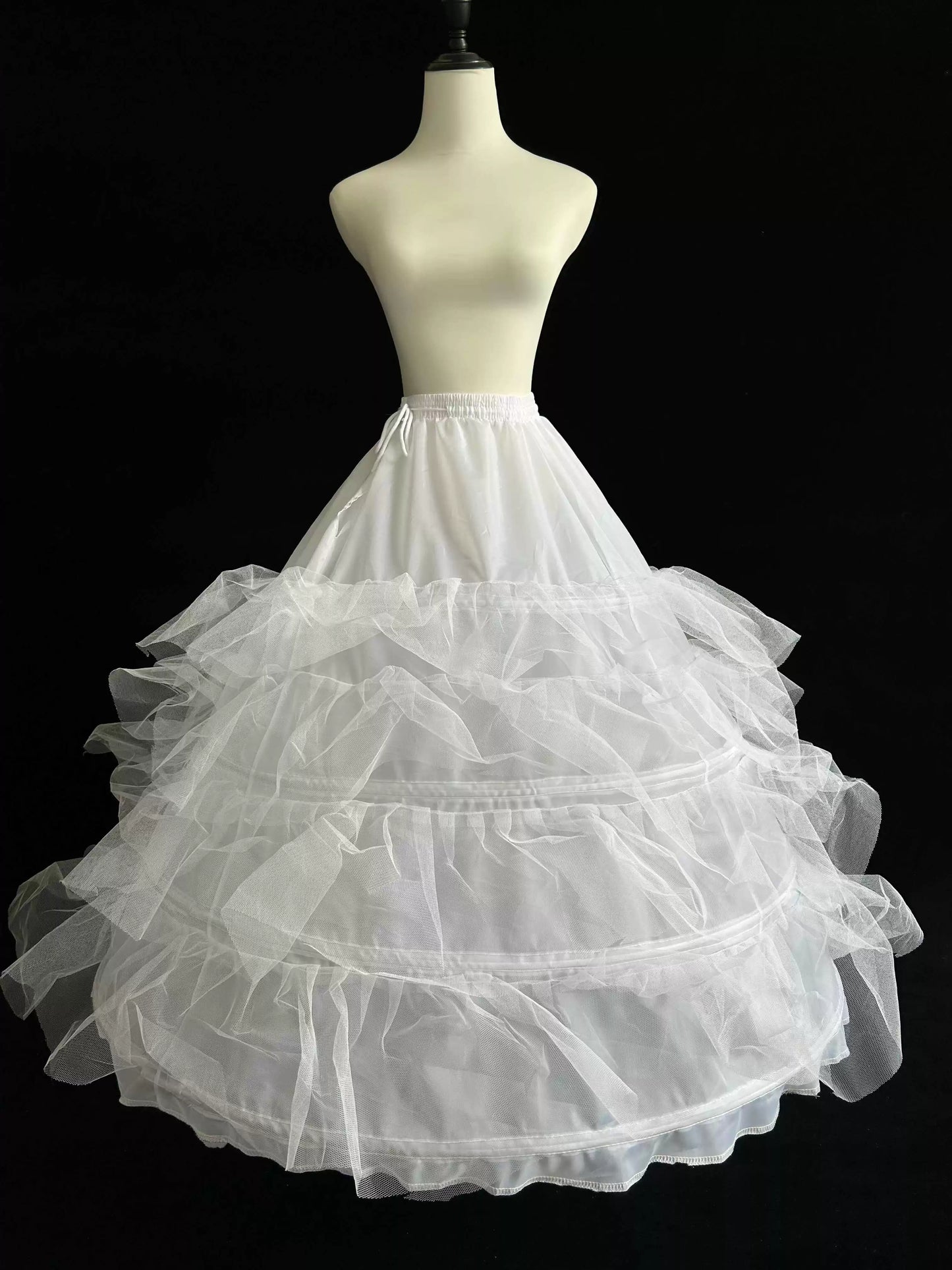 Lolita Puffy Petticoat Slip Short Mid Long Dress Support