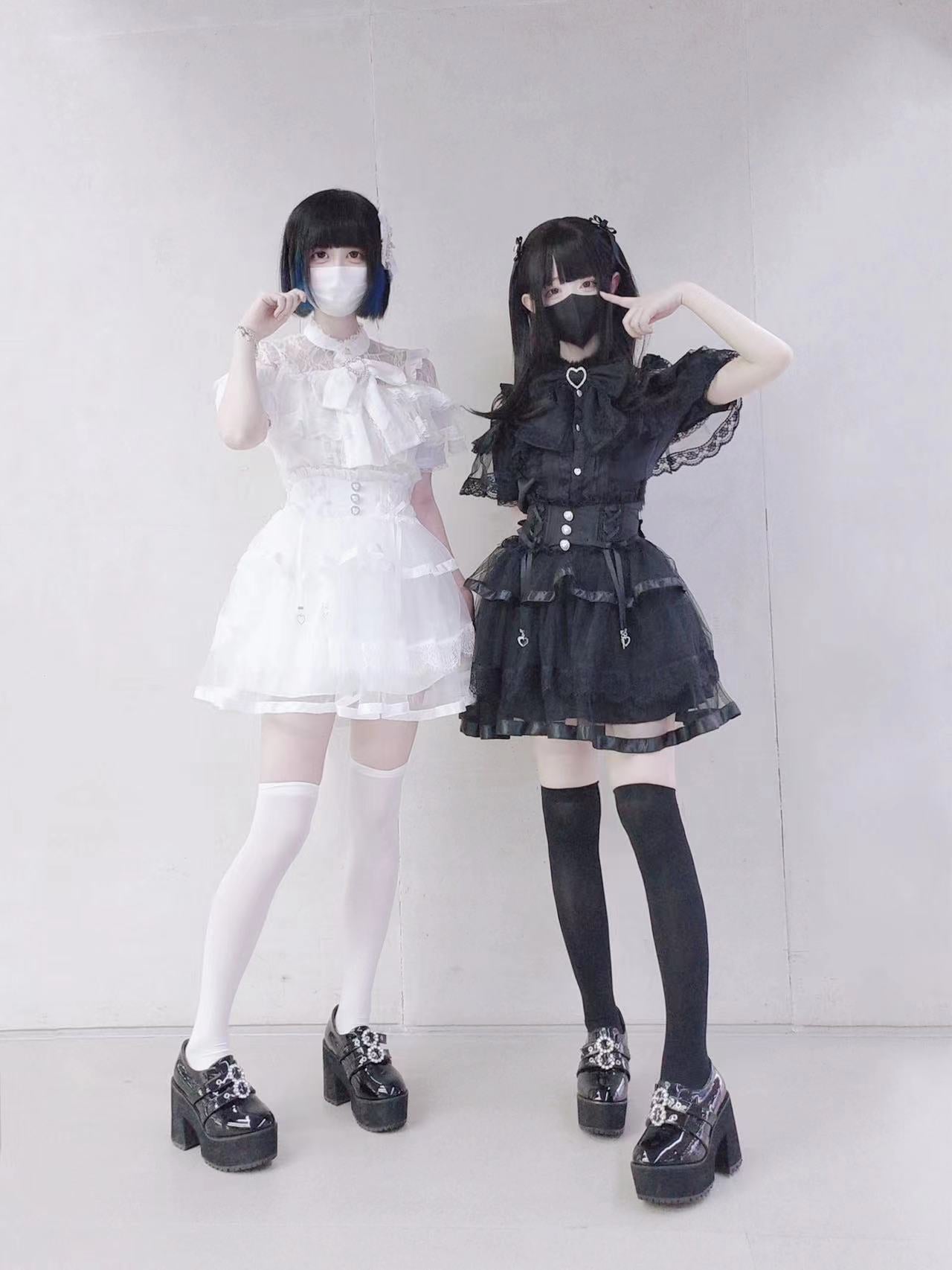 Virtual Paradise Lace Mesh Skirt - Sugarplum Store