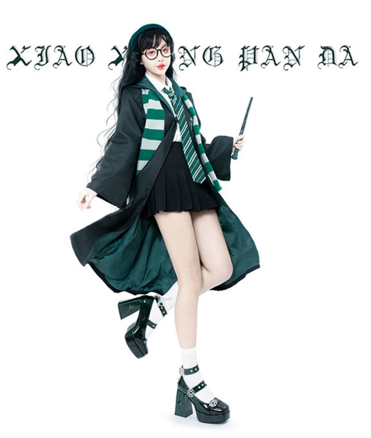 Starry Night Witch Bad Bear High Heels Shoes - Sugarplum Store