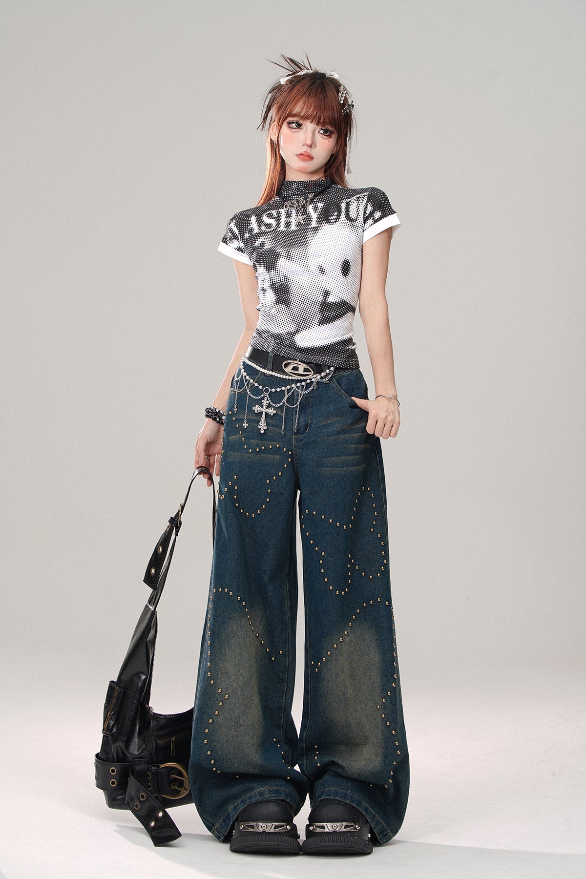 Young Eyes Slash Youth Kitty Gray Top - Sugarplum Store