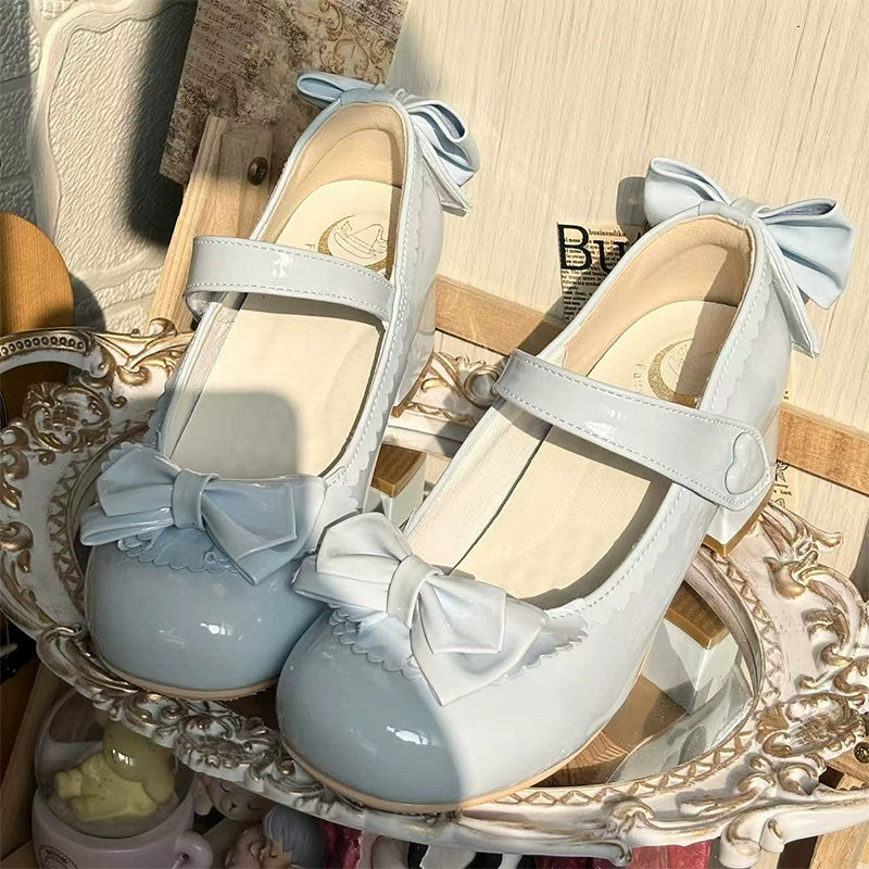 Fairy Godmother Snow White Red Black High Heels Shoes - Sugarplum Store