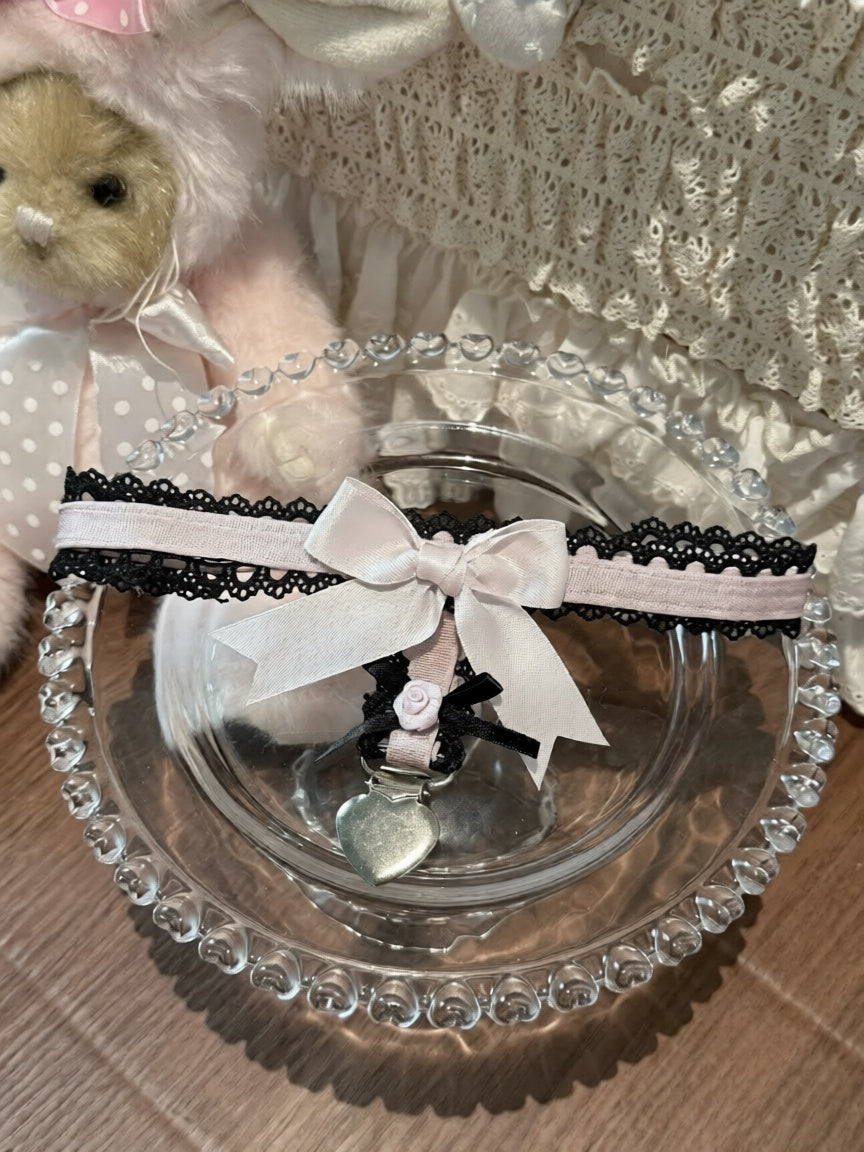 Love Catcher Lolita Pink Blue Black White Thigh Strap Garter