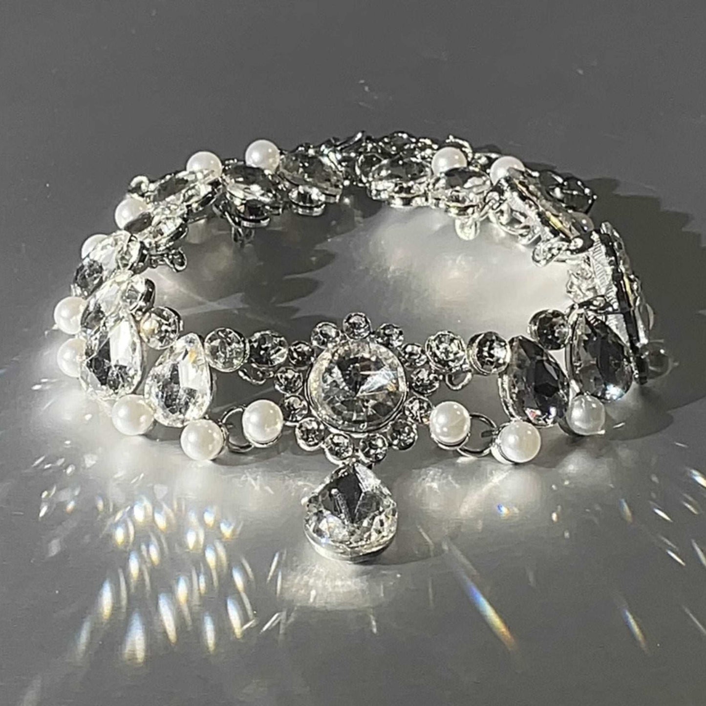Baroque Style Luxury Pearl Zircon Jewelry Necklace