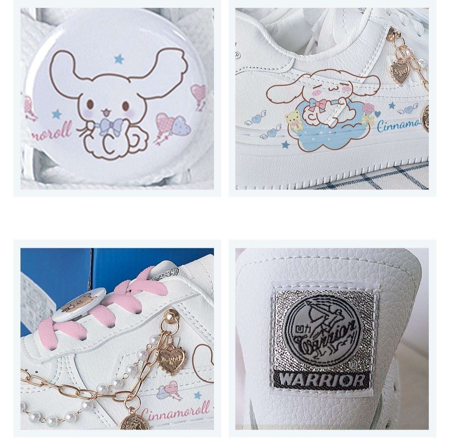 Cute Cinnamoroll Chains Sneakers Running Shoes