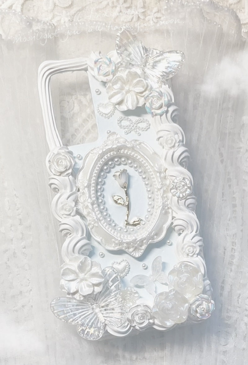 Mail Heartbeat Rose Butterfly Handmade Phone iPhone Case - Sugarplum Store