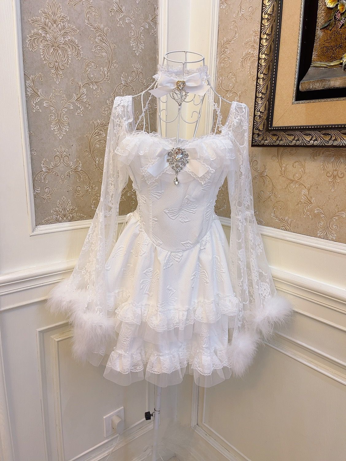 Sweetheart Princess Vintage Princess Bow Knot Diamond Pure Angel Dress Sugarplum Store Sweetheart Princess Vintage Princess Bow Knot Diamond Pure Angel Dress Sugarplum Store