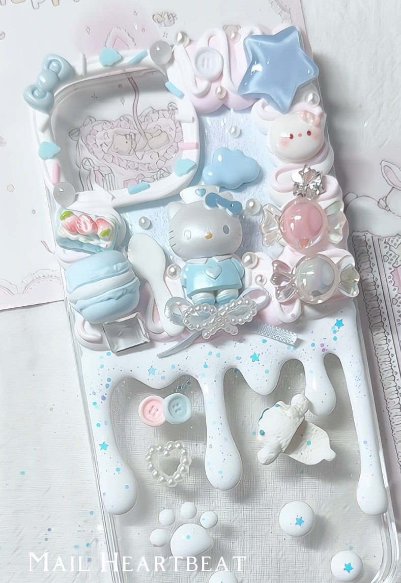 Mail Heartbeat Cute Cartoon Cinnamon Dog Handmade Phone iPhone Case - Sugarplum Store