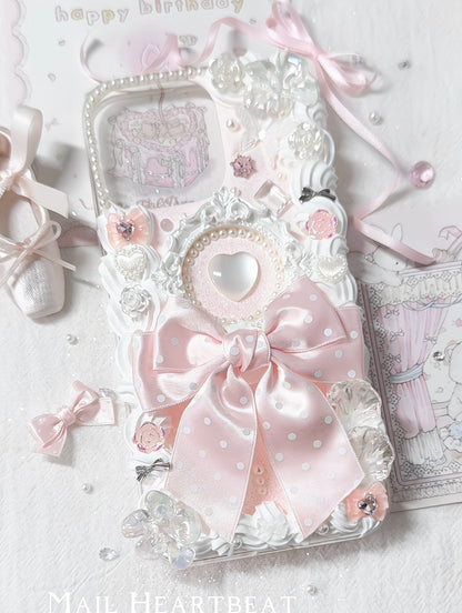 Mail Heartbeat Rose Butterfly Handmade Phone iPhone Case - Sugarplum Store