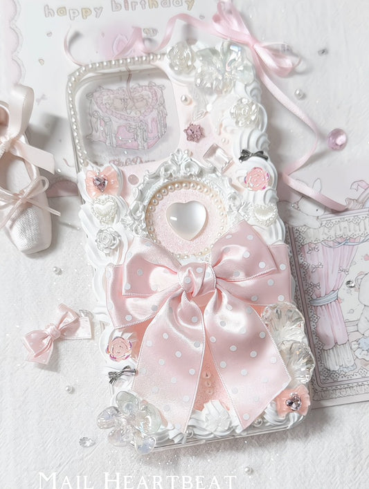Mail Heartbeat Rose Butterfly Handmade Phone iPhone Case - Sugarplum Store