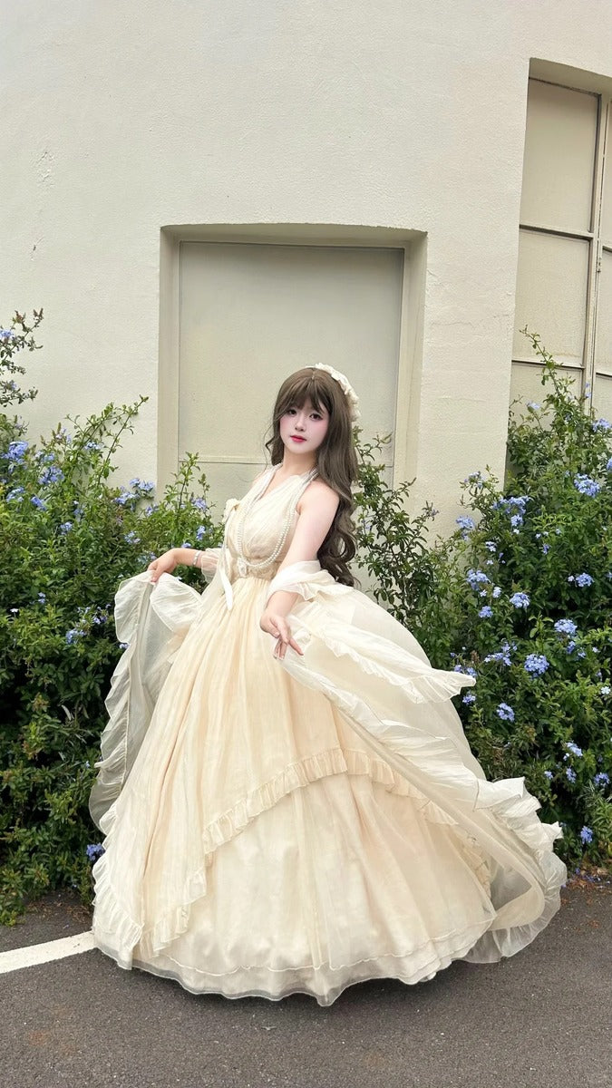 For Life Venus Goddess Cream Gown Prom Dress Sugarplum Store For Life Venus Goddess Cream Gown Prom Dress Sugarplum Store