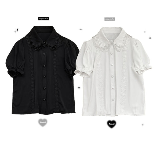 Kitten Bullet Heart Desire Blouse Top
