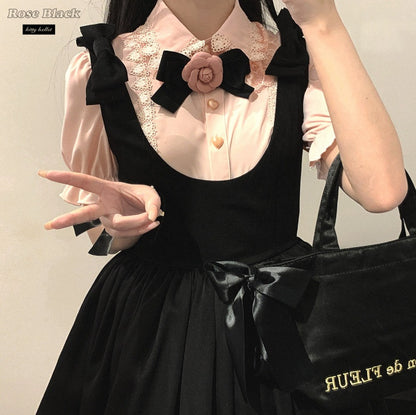 Kitten Bullet Heart Desire Blouse Top