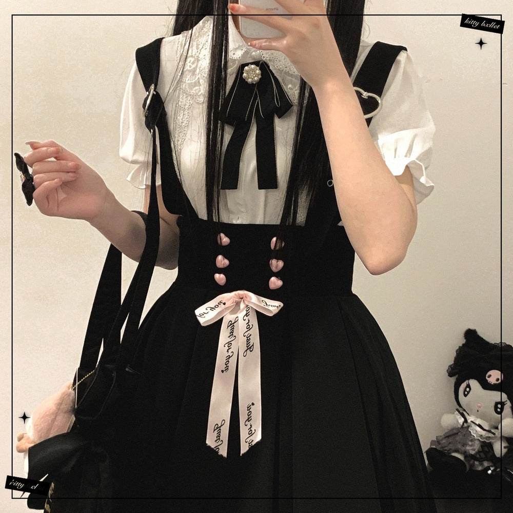 Kitten Bullet Heart Desire Blouse Top