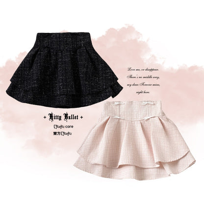 Kitten Bullet Love Fragrance Black Pink Skirt