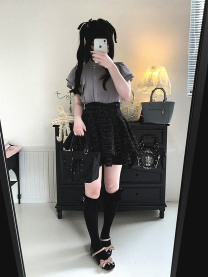 Kitten Bullet Love Fragrance Black Pink Skirt