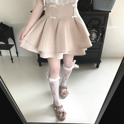 Kitten Bullet Love Fragrance Black Pink Skirt