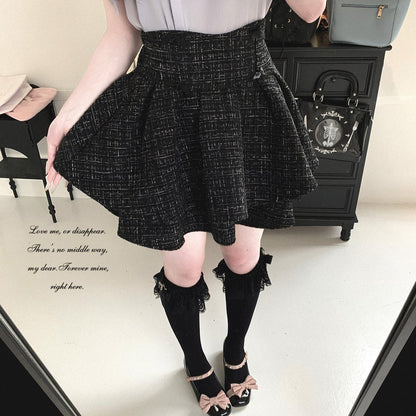 Kitten Bullet Love Fragrance Black Pink Skirt
