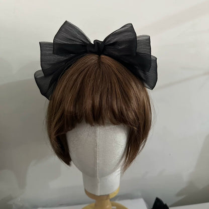 Little Key Organza Pearl Lolita Hairband