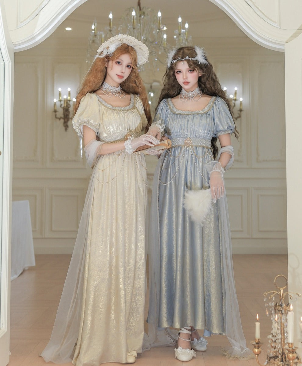 Moonlight Amber Fairy Court Regency Dress – Sugarplum Store
