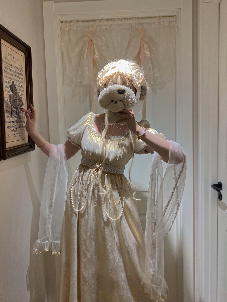 Moonlight Amber Fairy Court Regency Dress – Sugarplum Store