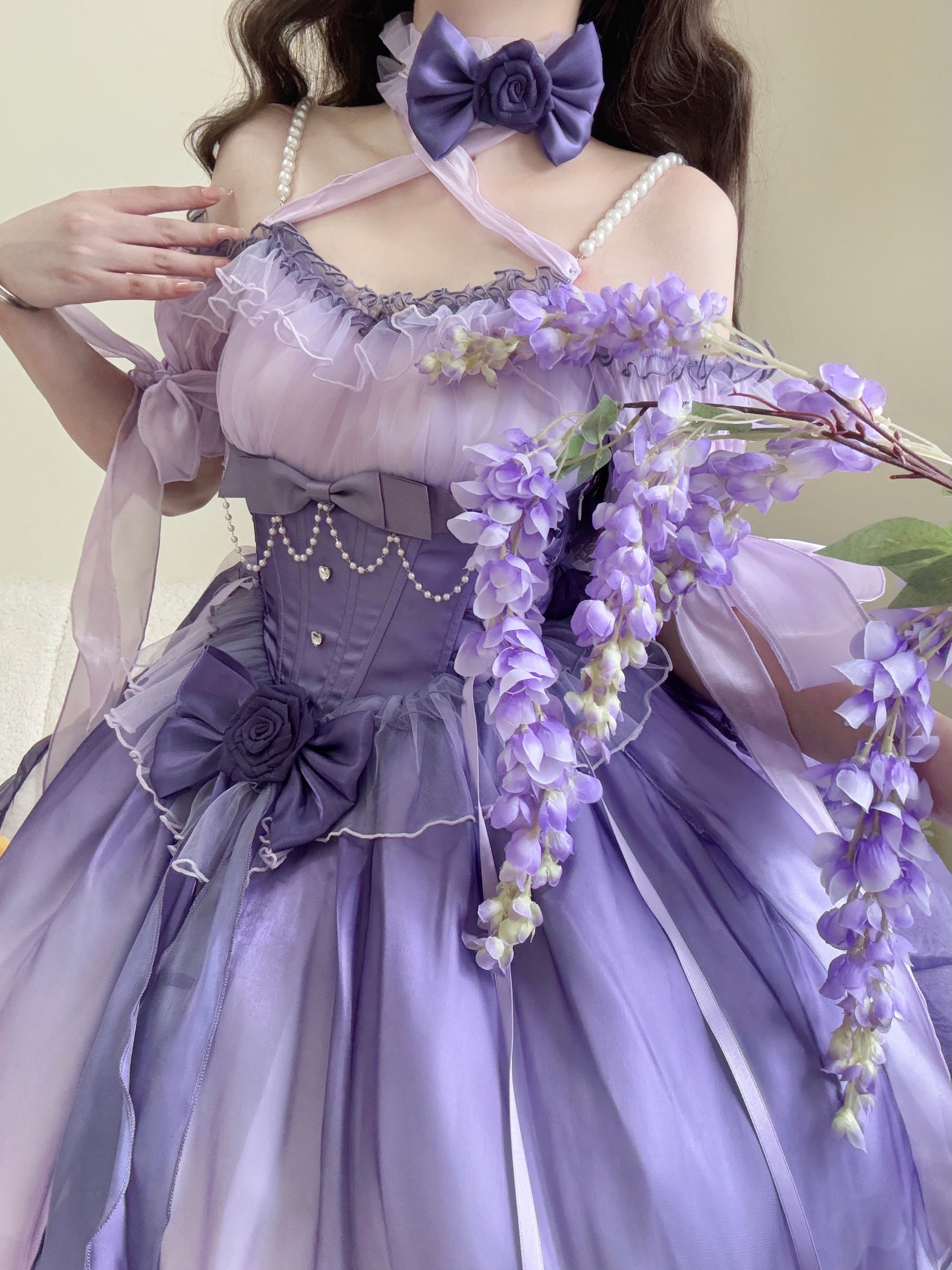 Meow Fruit Midsummer Dream Princess Prom Dress - Sugarplum Store