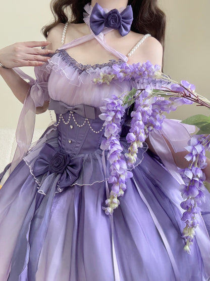 Meow Fruit Midsummer Dream Princess Prom Dress - Sugarplum Store