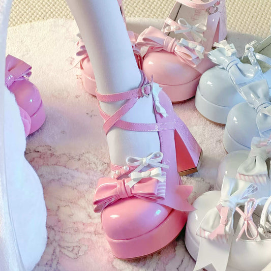 Akari Lolita Polly Tata High Heels Shoes