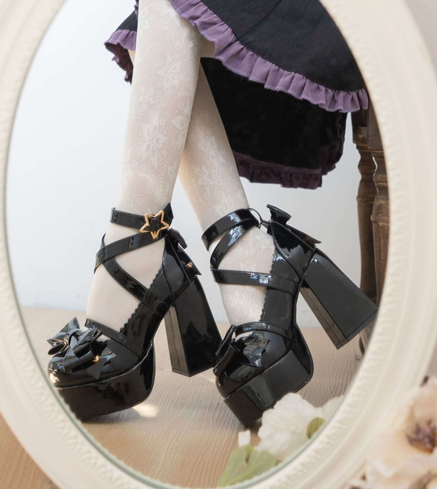 Elegant Women Denim Heels Shoes Metal Chain Fashion Pointed Toe Ladies High  Heels Slides Shallow Slingbacks Female Shoes - AliExpress