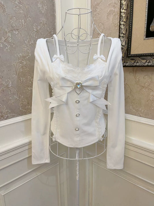 Sweetheart Princess Winter Sonata White Top - Sugarplum Store