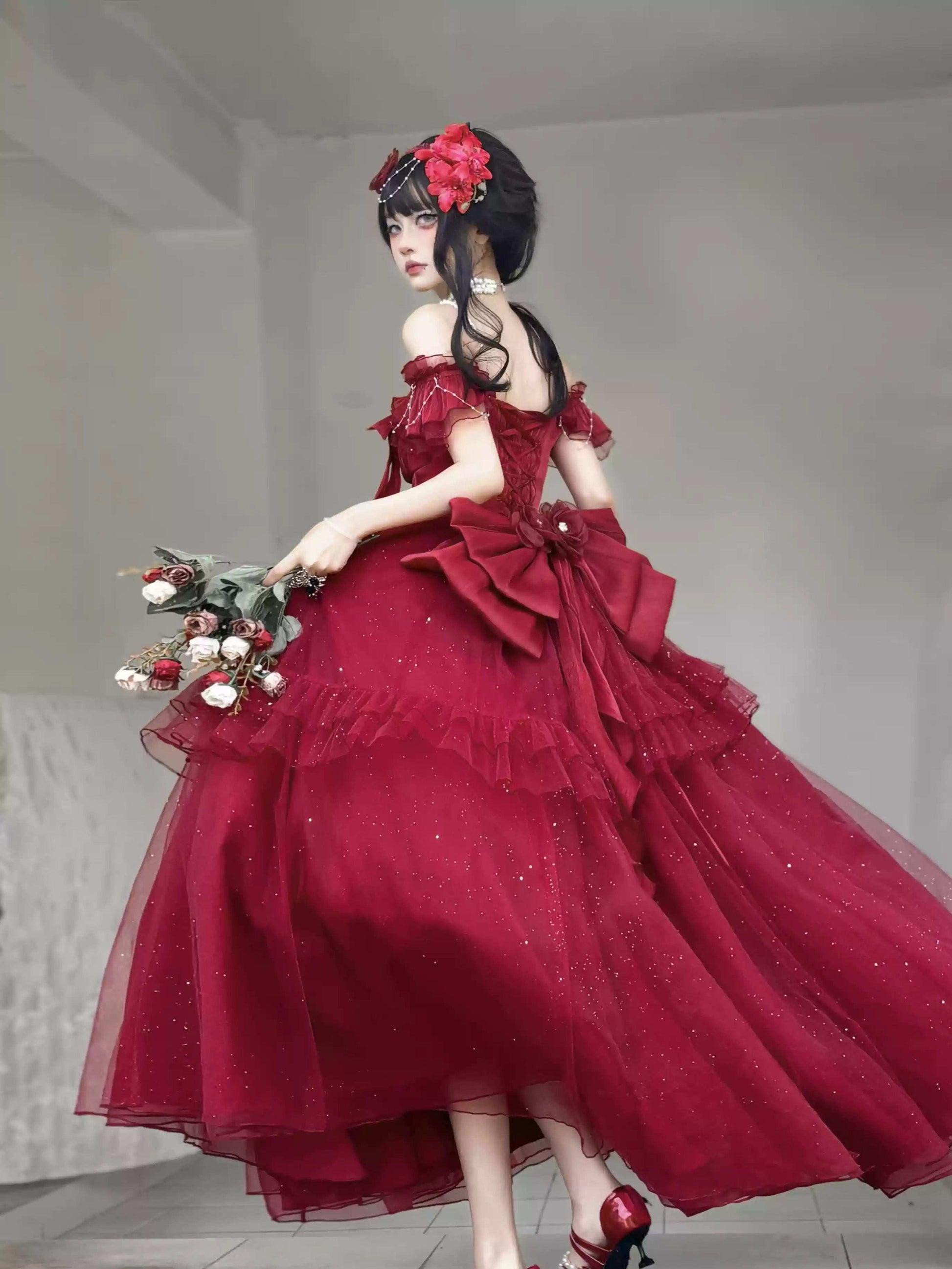 red galaxy dress Love In The Galaxy Dress In-stock / XL