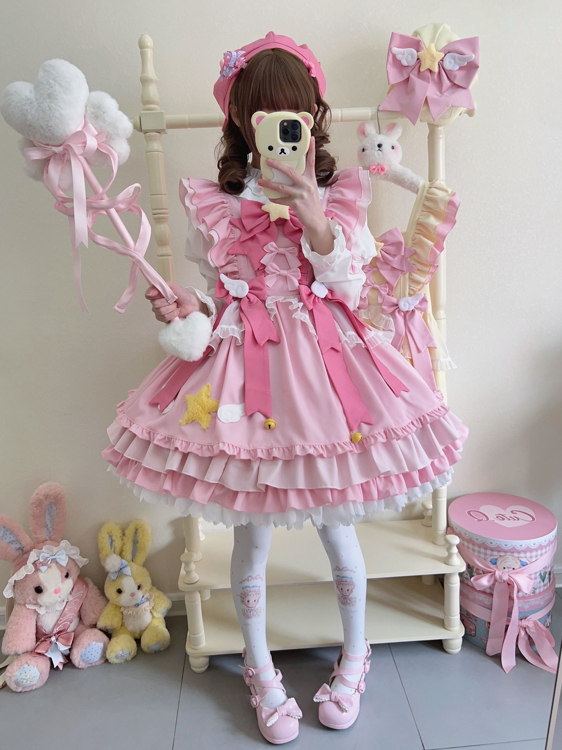 Little Star Wings Anime Magical Girl Lolita Pink Blue Green Purple Str Sugarplum Store Little Star Wings Anime Magical Girl Lolita Pink Blue Green Purple Str Sugarplum Store