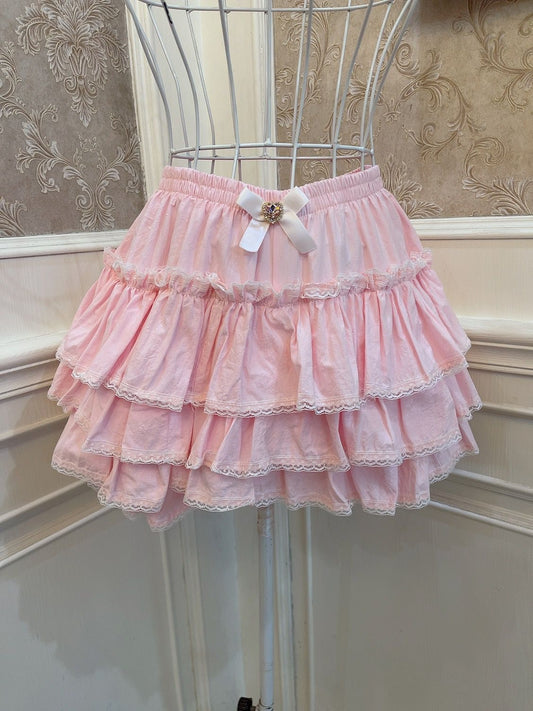 Sweetheart Princess Royal Pink Elastic Short Skirt Shorts Bloomers