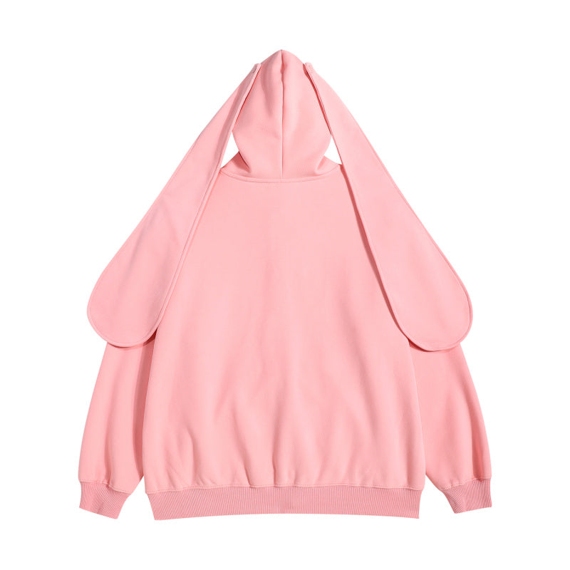 Miku Green & Sakura Miku Pink Anime Girl Sweatshirt Rabbit Ears Hoodie Messenger Bag