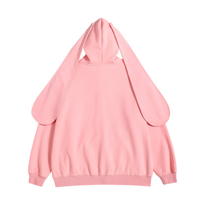 Miku Green & Sakura Miku Pink Anime Girl Sweatshirt Rabbit Ears Hoodie Messenger Bag