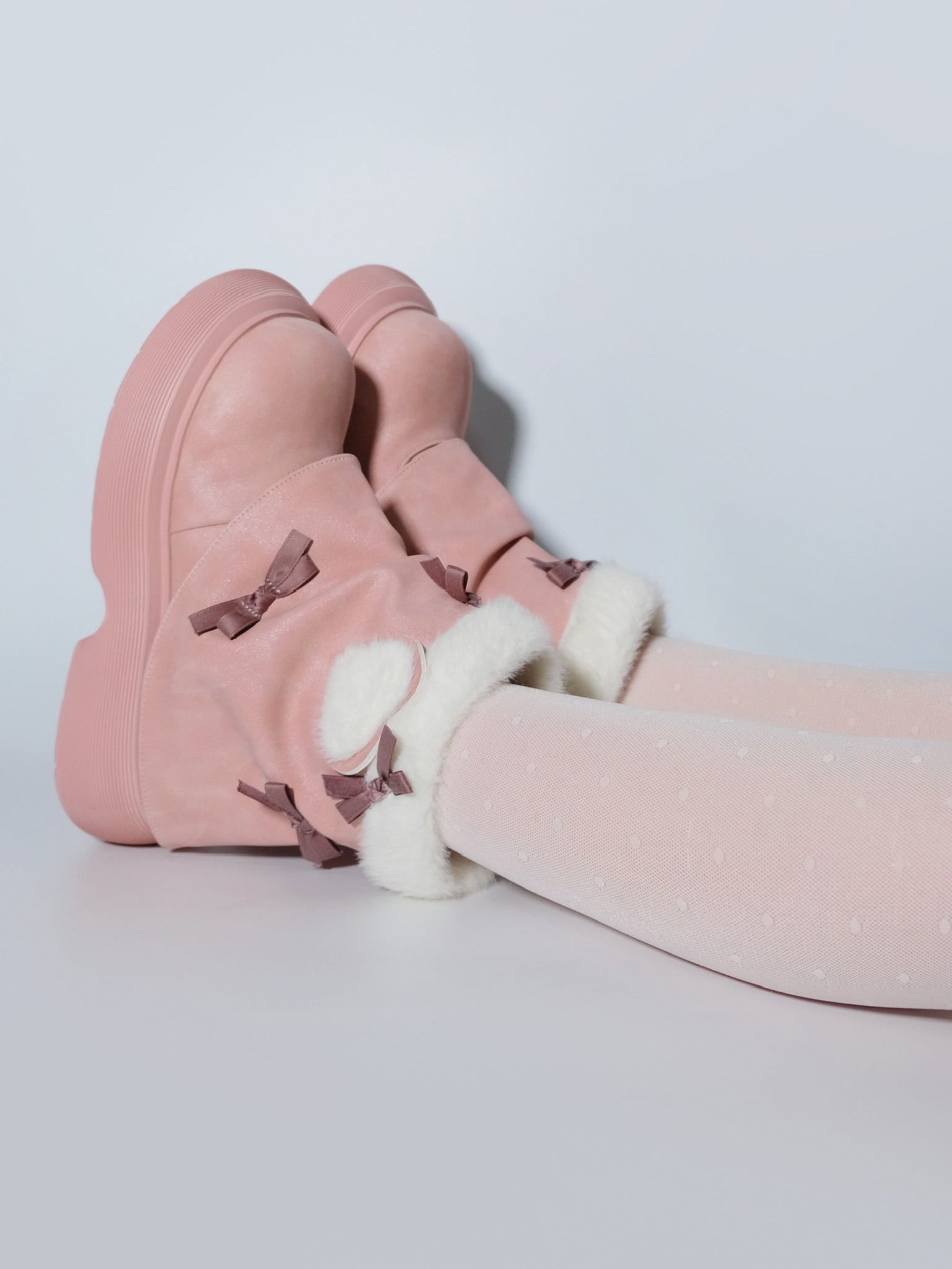 Dolly Doll Coquette Bow Pink Blue Gray Lolita Shoes Winter Snow Boots Sugarplum Store Dolly Doll Coquette Bow Pink Blue Gray Lolita Shoes Winter Snow Boots Sugarplum Store