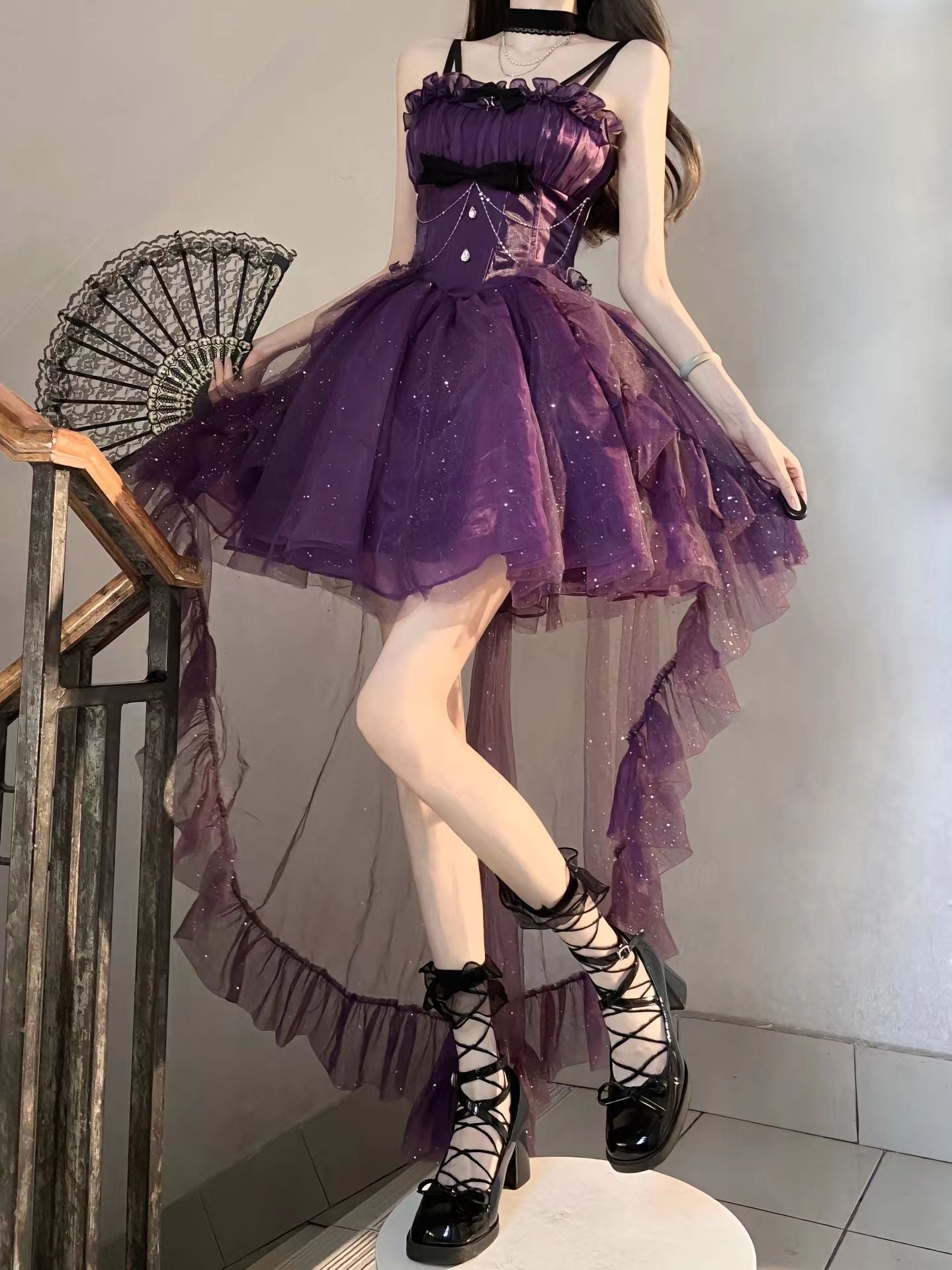 Purple Lolita Outfits Fairy Lolita Dresses Hime Tea Party Picnic Sweet Lolita Dresses Purple Lolita Outfits Fairy Lolita Dresses Hime Tea Party Picnic Sweet Lolita Dresses