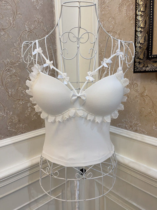 Sweetheart Princess Swan Song White Camisole Top