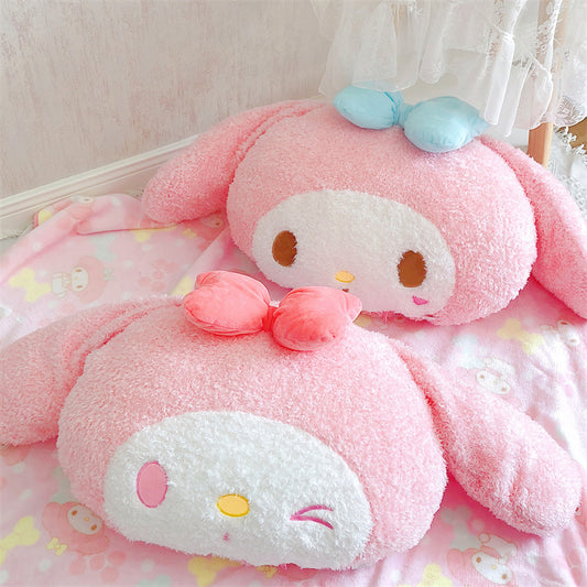 Cute Girl Pink Melody Wink Plush Plushie Cushion Pillow Room Decor