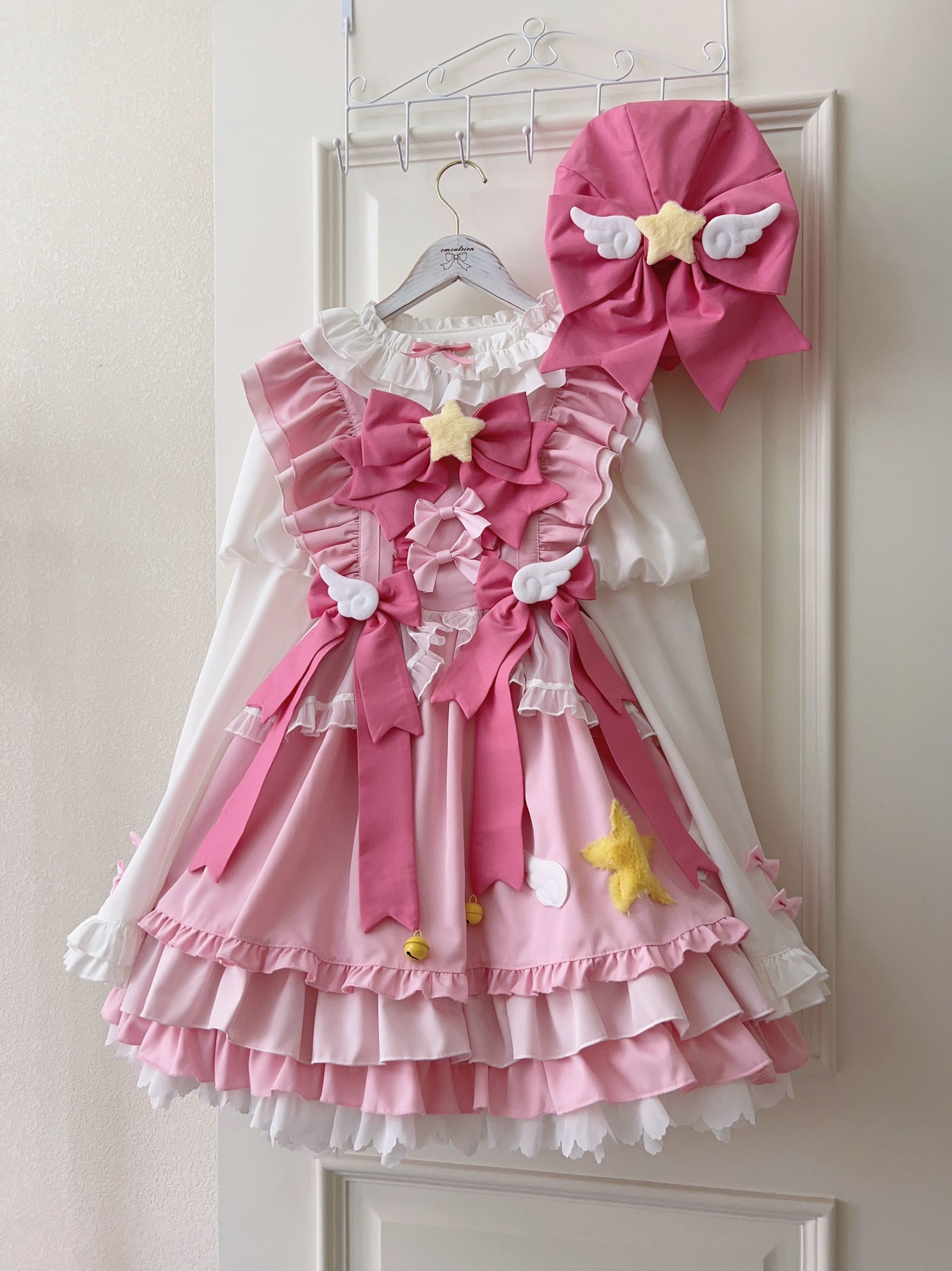 star dress pink Pink Growing Star Off-Shoulder Dress