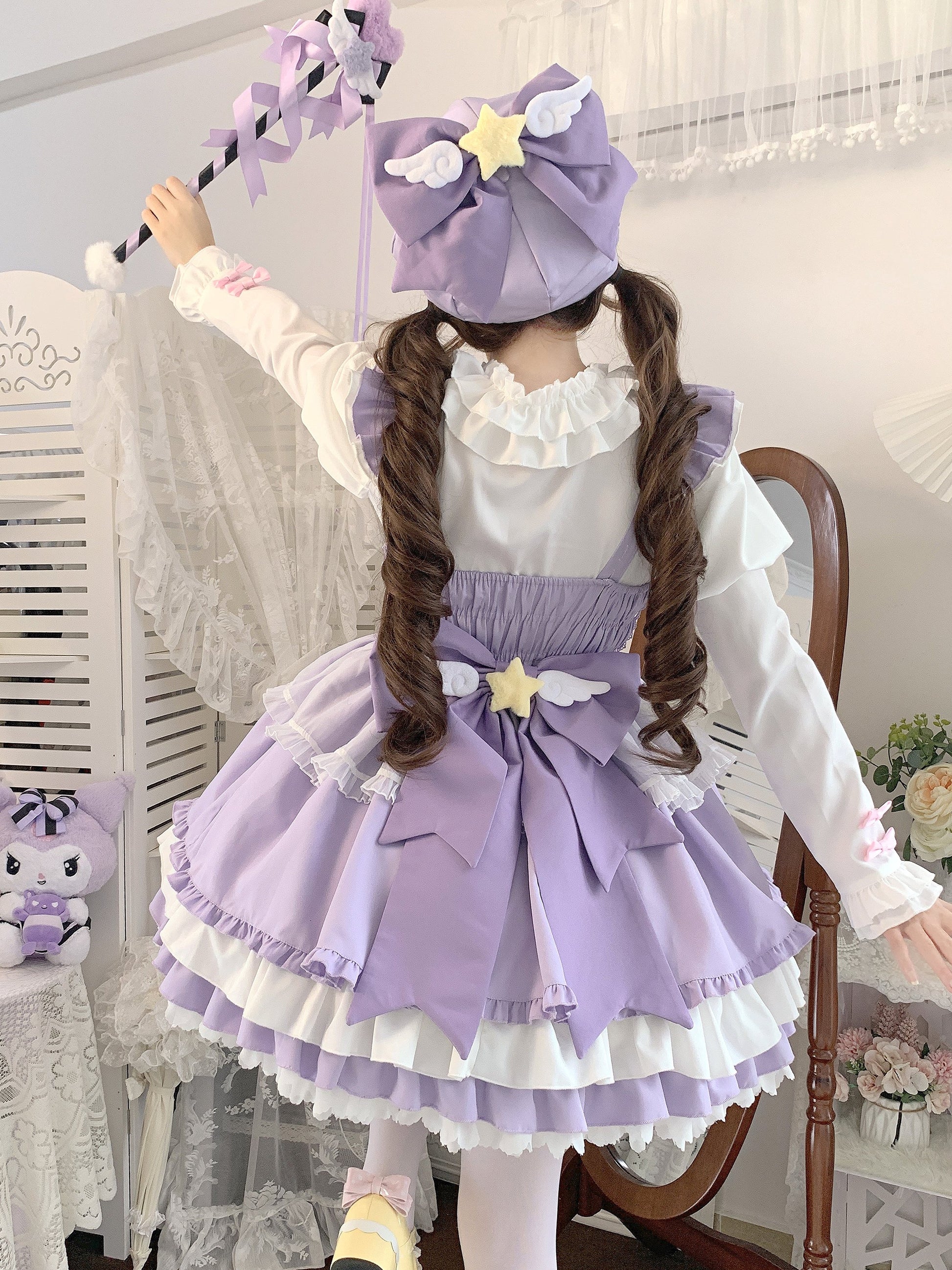 Little Star Wings Anime Magical Girl Lolita Pink Blue Green Purple Str Sugarplum Store Little Star Wings Anime Magical Girl Lolita Pink Blue Green Purple Str Sugarplum Store