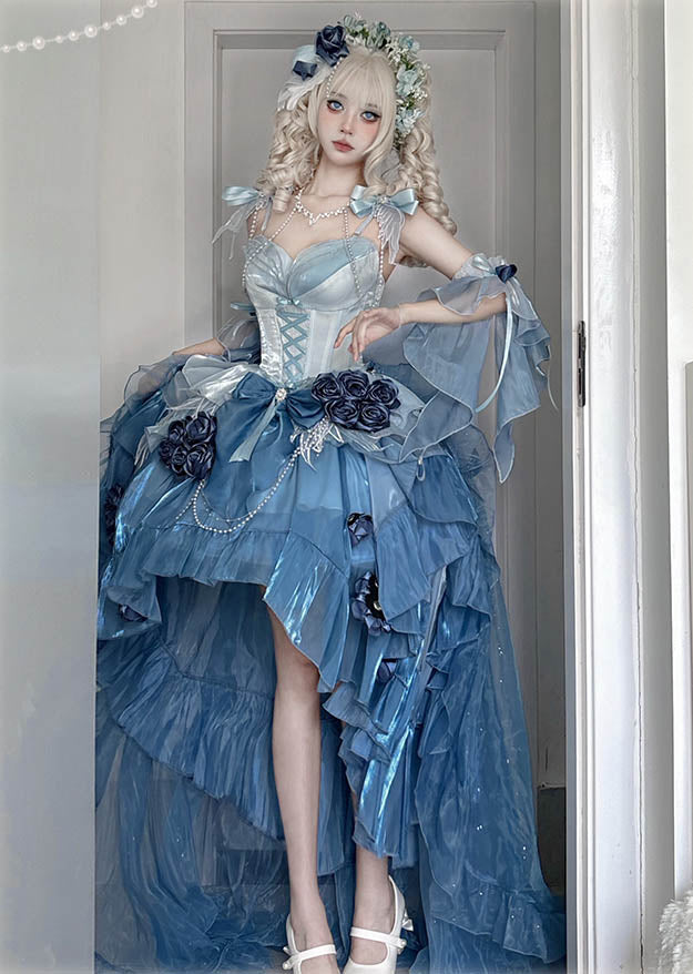 Meow Fruit Swan Fantasy 2.0 Princess Elegant Prom Dress – Sugarplum Store