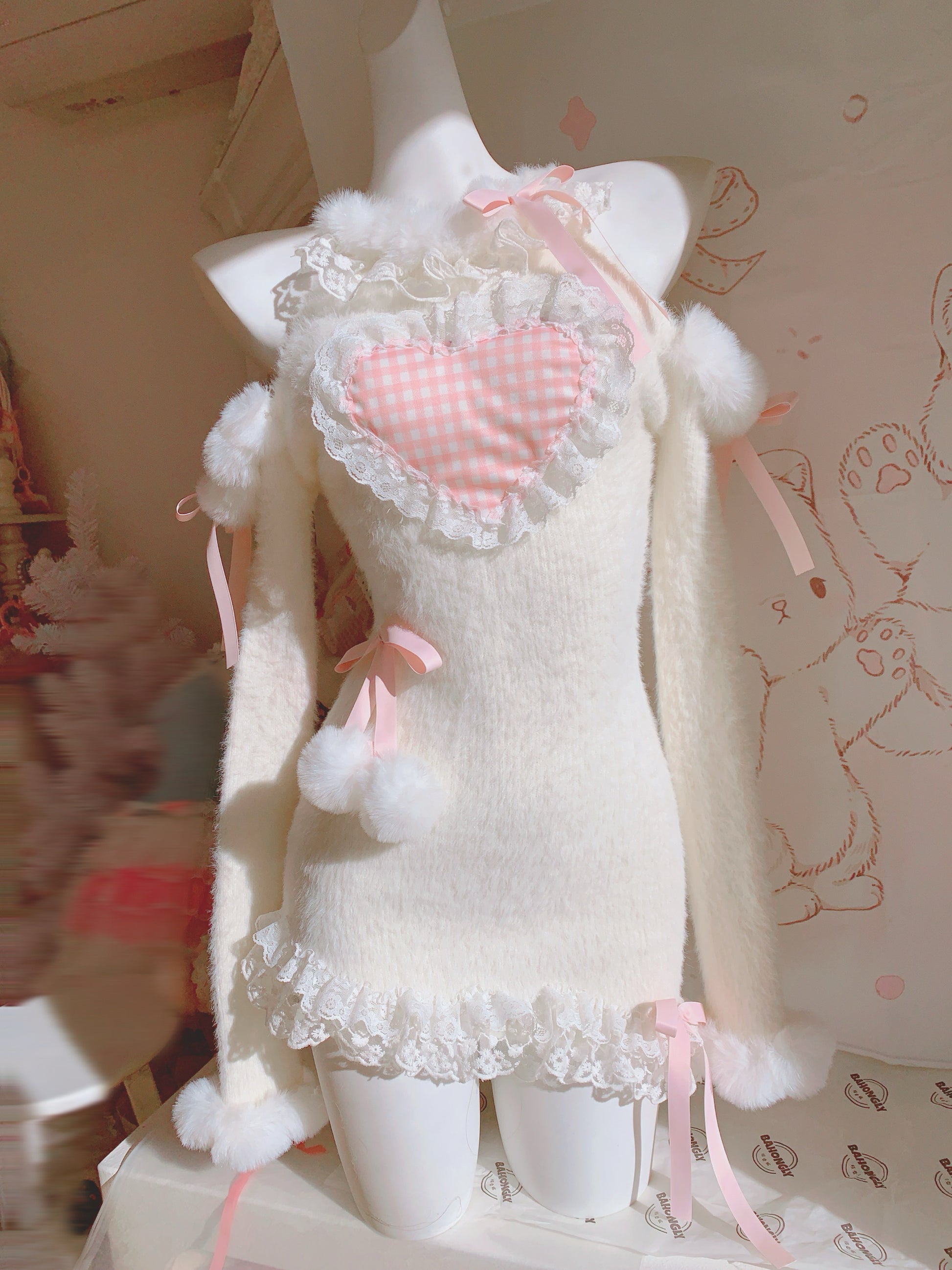 Candy Fairy Plaid Pink Heart Bodycon Fuzzy Dress – Sugarplum Store Candy Fairy Plaid Pink Heart Bodycon Fuzzy Dress – Sugarplum Store