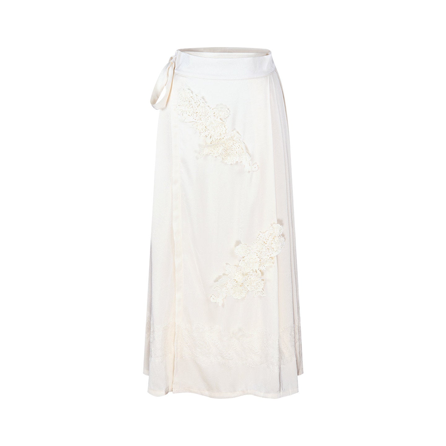 Acacia White Jade Pink Corset Long Skirt Two Piece Set