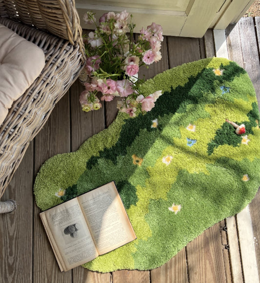 Valley of Youth Nature Soft Mat Moss Rugs Carpets Bedroom Decor - Sugarplum Store