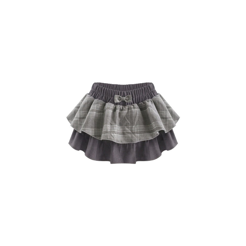 Serendipity College Sakura Academy Pink Top Gray Skirt Two Piece Set